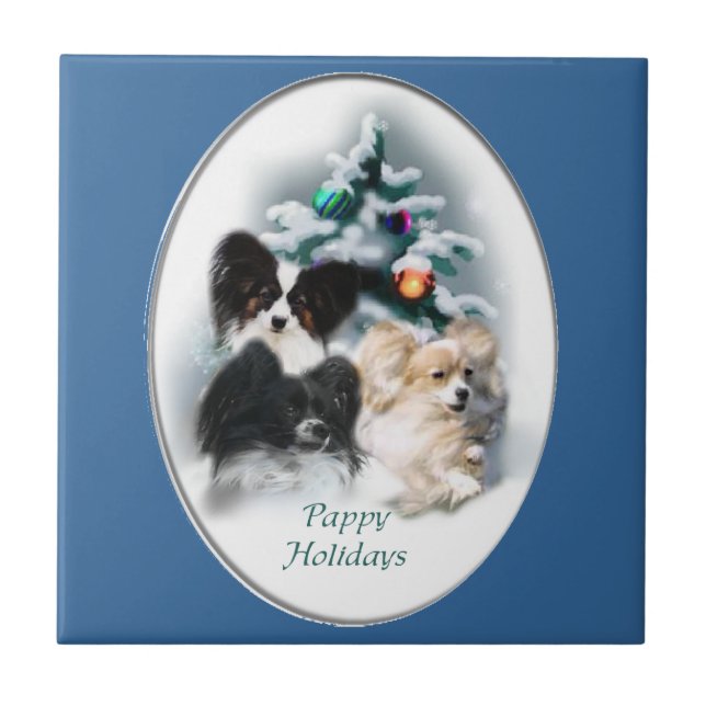 Carreau Cadeaux de Noël Papillon (Devant)