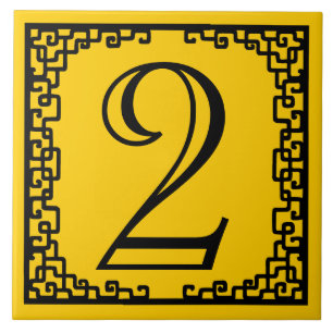 Carreau Cadre de travail en fer Numéro de rue personnalisé