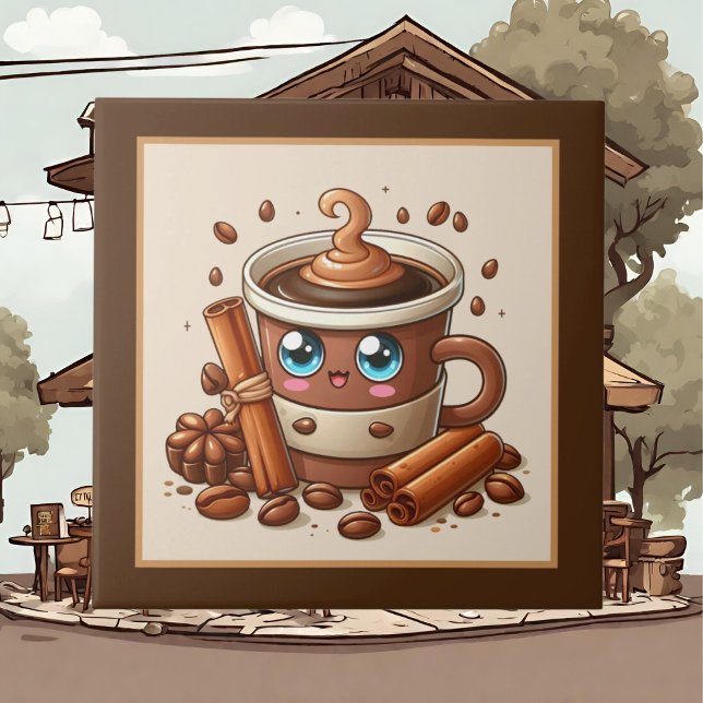 Carreau Café bar, boutique ou cuisine à thème Café (Créateur téléchargé)