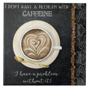 Carreau Café Café Café Cappuccino Coeur Art Café