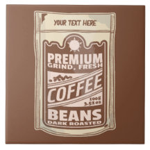 Café de qualité supérieure haricots à l'affiche ca