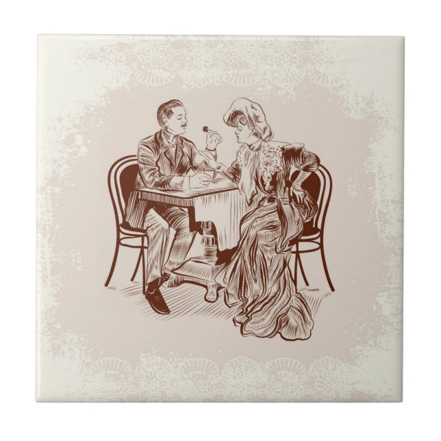 Carreau café et amour (Devant)