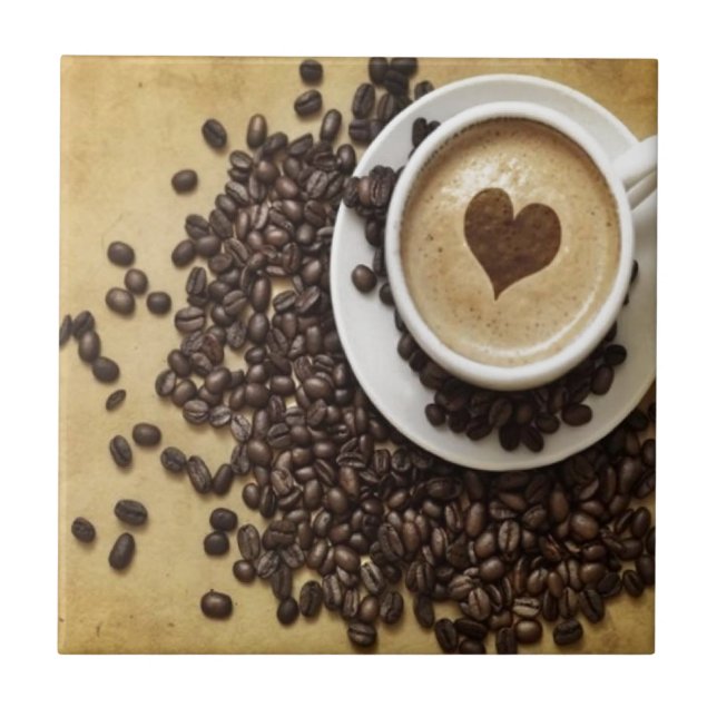 Carreau Café et amour (Devant)