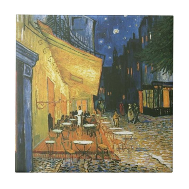 Carreau Cafe Terrace - Vincent van Gogh (Devant)