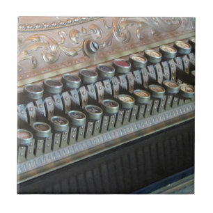 Carreau Caisse enregistreuse antique