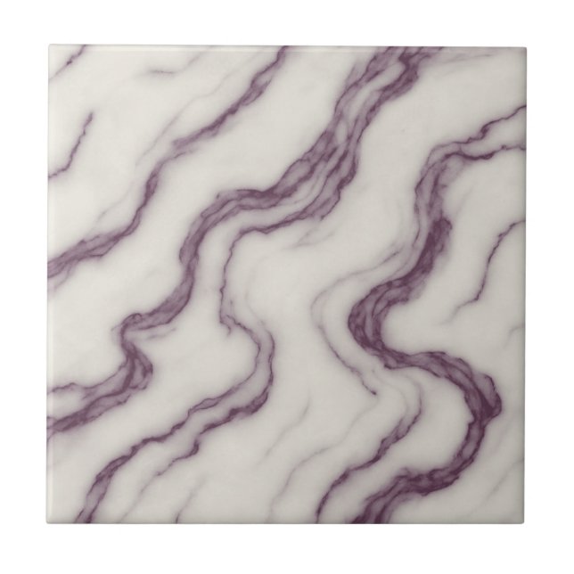 Carreau Calacatta Viola – Luxurious Burgundy Marble Tile (Devant)
