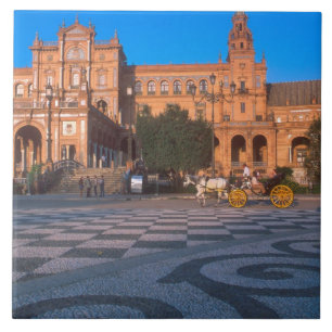Carreau Calèche dans la Plaza de Espana à