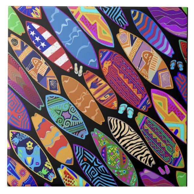 Carreau California Coast Surfboards  (Devant)