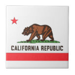 CARREAU CALIFORNIE<br><div class="desc">Drapeau de l'État d'Or.</div>