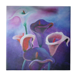 Carreau Callas Violet Lilac Et Violet Art