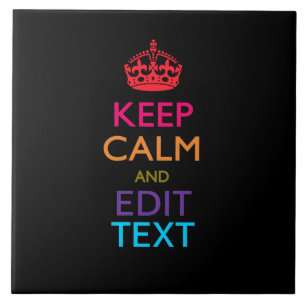 Carreau CALME DE CONSERVATION PERSONNALISÉ ET Multicolore