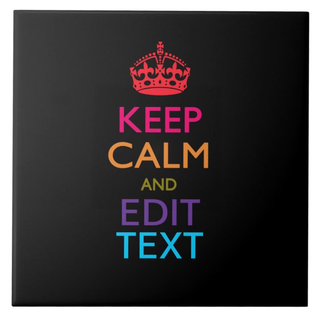 Carreau CALME DE CONSERVATION PERSONNALISÉ ET Multicolore  (Devant)