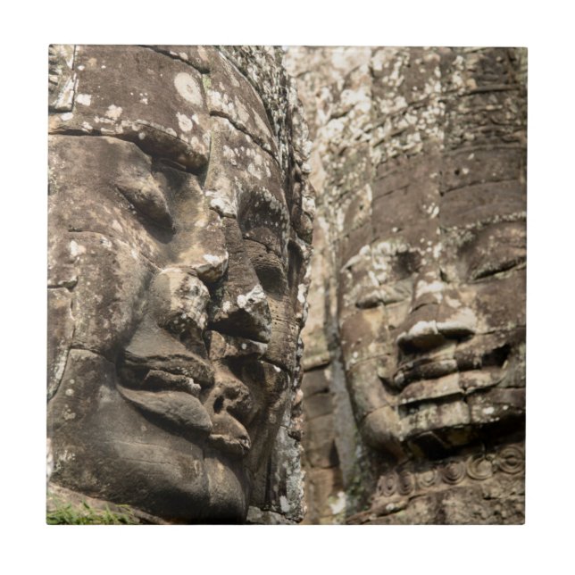 Carreau Cambodge, Angkor Wat. Angkor Thom, Bayon (Devant)
