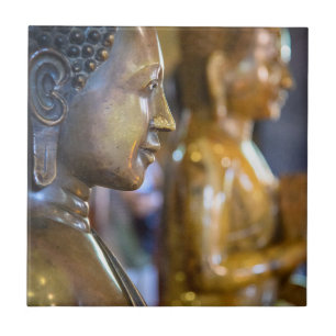 Carreau Cambodge, Phnom Penh. Statues de Bouddha