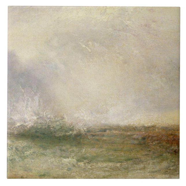 Carreau Cambriolage orageux de mer de Joseph Mallord (Devant)