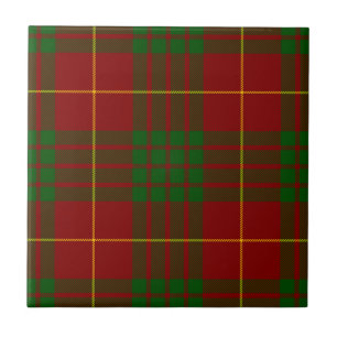 Carreau Cameron tartan rouge vert plaid