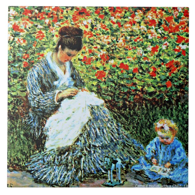 Carreau Camille Monet et Child, (Devant)