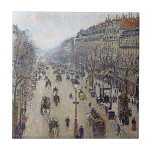 Carreau Camille Pissarro - Boulevard Montmartre, matin