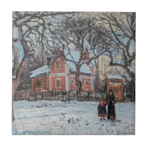 Carreau Camille Pissarro - Châtaigniers à Louveciennes