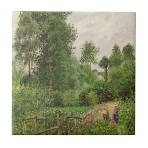 Carreau Camille Pissarro Paysage, gris de temps un