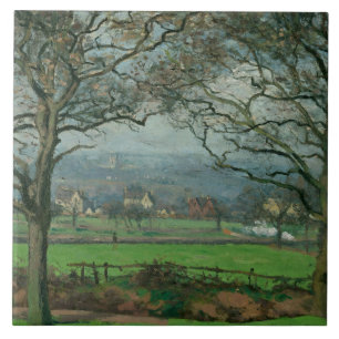 Carreau Camille Pissarro - près de colline de Sydenham