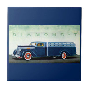 Carreau camion bleu Diamond T de 1937
