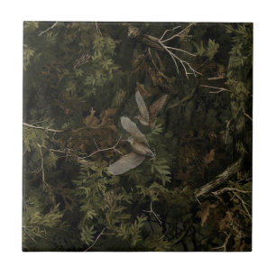Carreau Camo forêt avec bécasse 