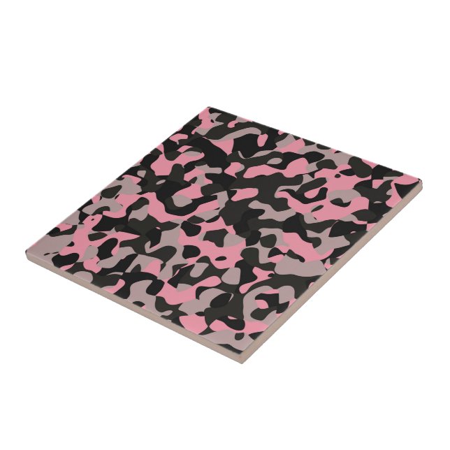 Carreau Camo rose (Côté)