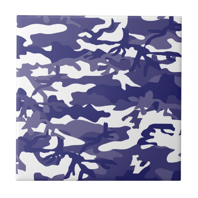 Carreau Camouflage bleu (Devant)