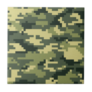 Carreau Camouflage/Camo de région boisée de 8 de bit