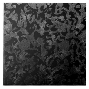 Carreau Camouflage moderne Camo-noir et gris foncé