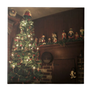 Carreau Campagne coloniale primitive Fête de Noël