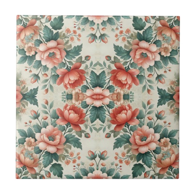 Carreau Campagne Cottage Floral (Devant)
