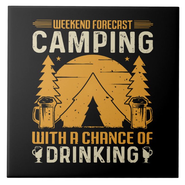 Carreau Camping et boisson (Devant)