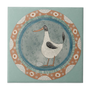 Carreau Canard Caprice Menthe Bleu Terracotta Turquoise Aq