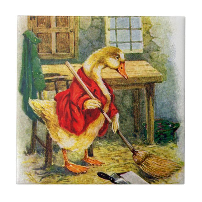 Carreau Canard des années 1930 balayant le sol (Devant)