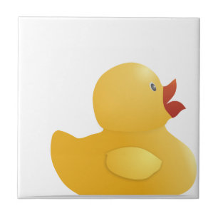 Carreau Canard en caoutchouc jaune