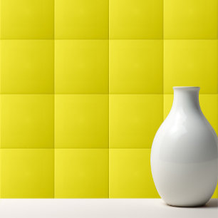 Carreau Canari clair solide jaune