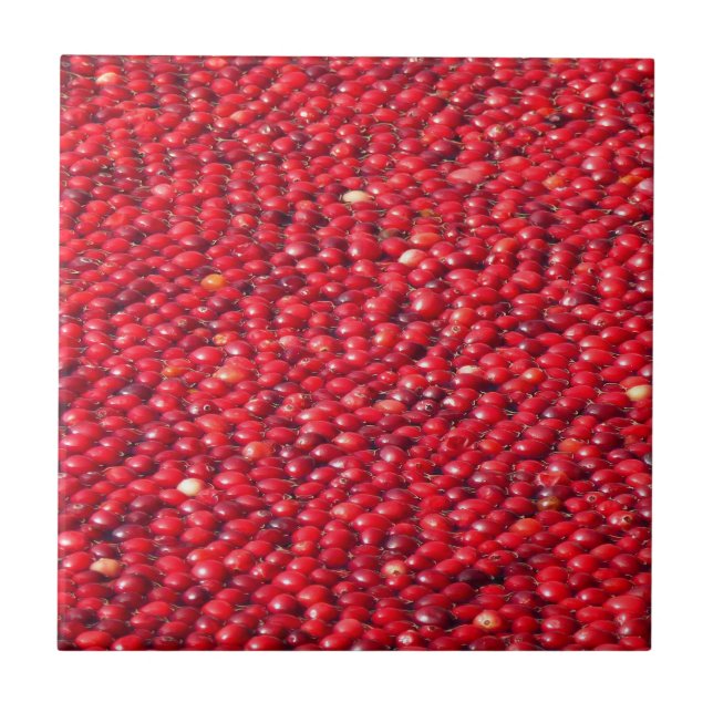 Carreau Canneberges Férié Rouge (Devant)