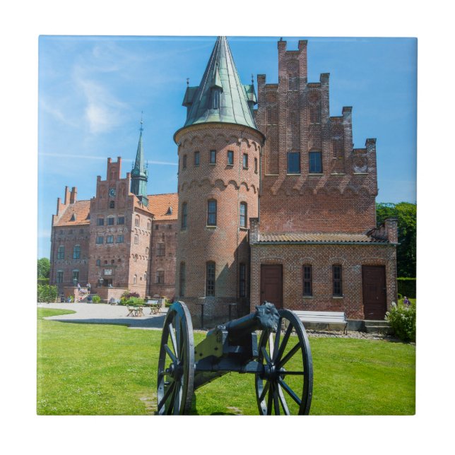 Carreau Canon au château d'Egeskov (Devant)