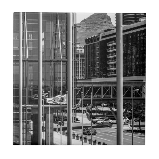 Carreau Cape Town Cityscape Lion's Head Afrique du Sud (Devant)