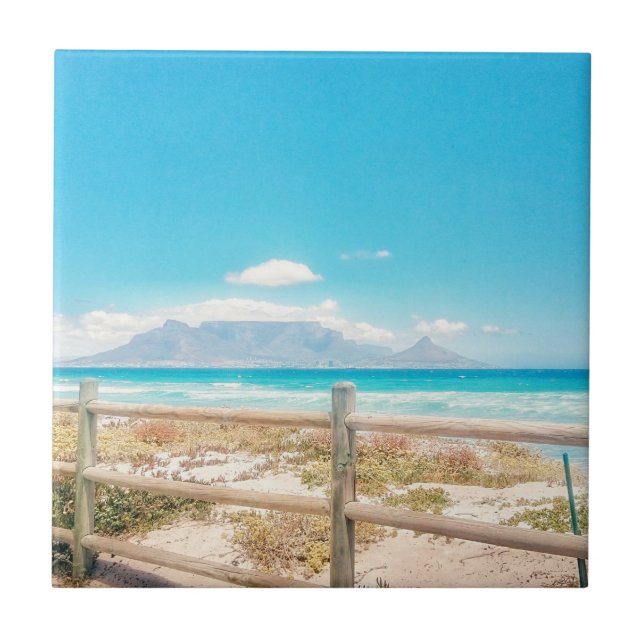 Carreau Cape Town Table Mountain Beach Vue sur l'océan (Devant)