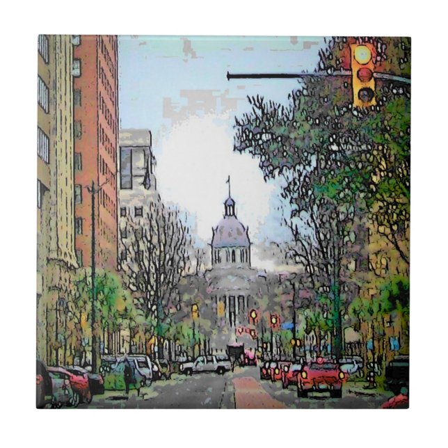 Carreau Capitale de la Caroline du Sud (Devant)