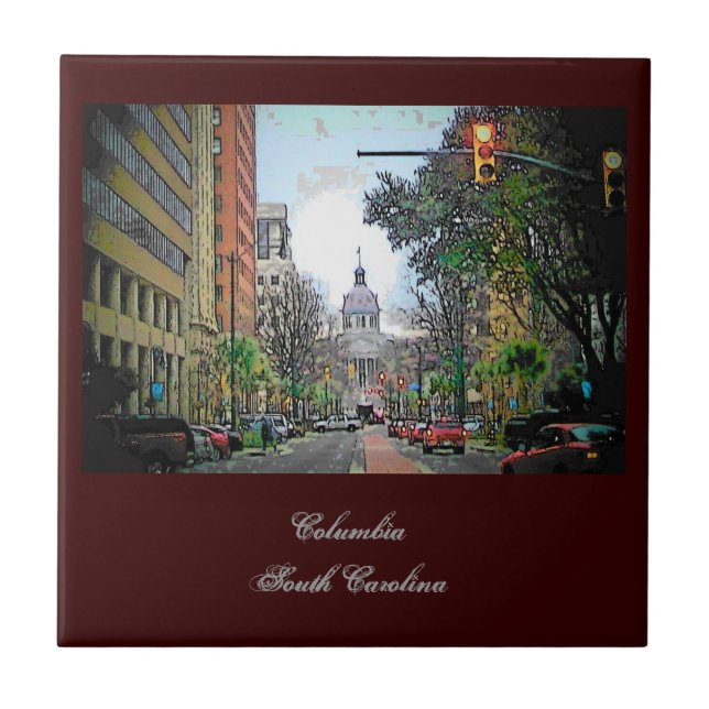 Carreau Capitale de la Caroline du Sud (Devant)