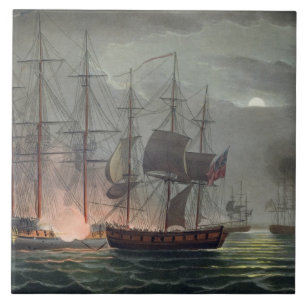 Carreau Capture de La Désirée, le 7 juillet 1800, 'du Na