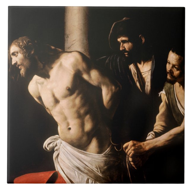Carreau Caravaggio - Christ à la colonne (Devant)