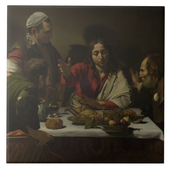 Carreau Caravaggio - dîner chez Emmaus (Devant)