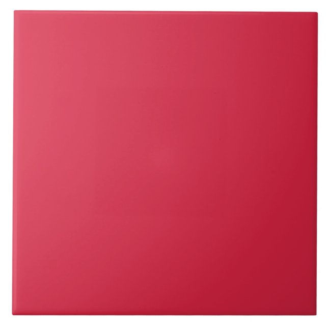 Carreau Cardinal Carrelage en céramique rouge. (Devant)