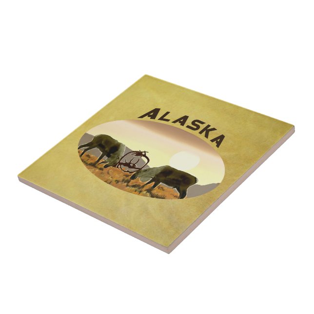 Carreau Caribou Duel - Alaska (Côté)