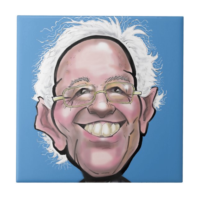 Carreau Caricature de Bernie Sanders (Devant)